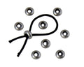 Metal bead Brass bead stopper 5.8x2.8mm. Silver. Inn.2mm