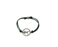Running bracelet elastic and adjustable. Dark Green. Best Quality