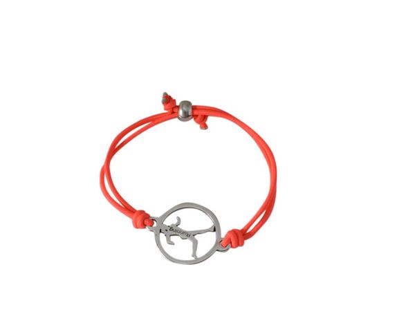 Running bracelet elastic and adjustable. Fluor Pink. Best Quality