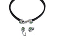 SWAROVSKI and metal clasp 11x4.5mm with end cap coin. Gold-Erinite. Inn.3x2mm