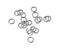 Open Jump Ring Brass 7x1.2mm. Silver.
