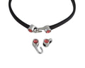 SWAROVSKI and metal clasp 11x4.5mm with end cap coin. Gold-Padparadcha. Inn.3x2mm