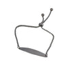 Stainless Steel chain bracelet 2.2mm. Stainless Steel 304. Gold. 4-9 Inch. Ajustable.
