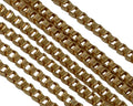 Stainless Steel Square Chain 1.5mm. Stainless Steel 304. Gold