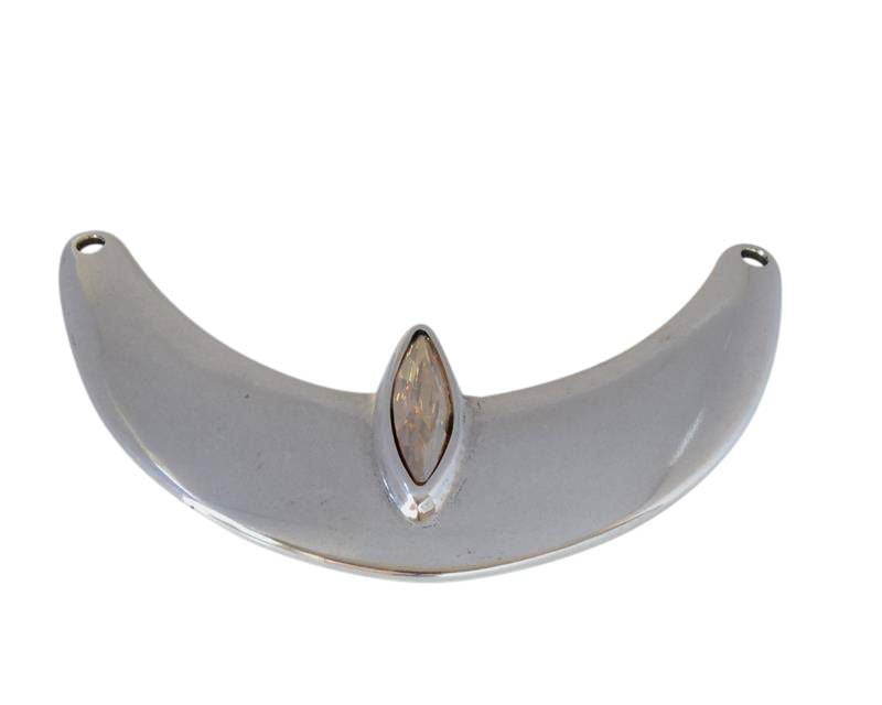 Swarovski and Zamak necklace Golden Shadow 130x82mm - Inn.4.5mm