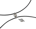 Swarovski and metal connector 10x5mm. Silver-Cream Pearl.Inn.2m