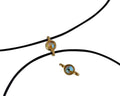 Swarovski and metal connector 10x5mm. Gold-Citrine Shimmer.Inn.2m