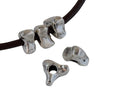 Zamak rondell bead 11x11mm - Inn.3mm