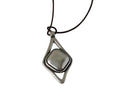 Pendant 58x31mm. Zamak. Silver. Inn.2.5mm
