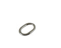 Oval zamak ring 43x28mm. Silver. Inn.32x17mm
